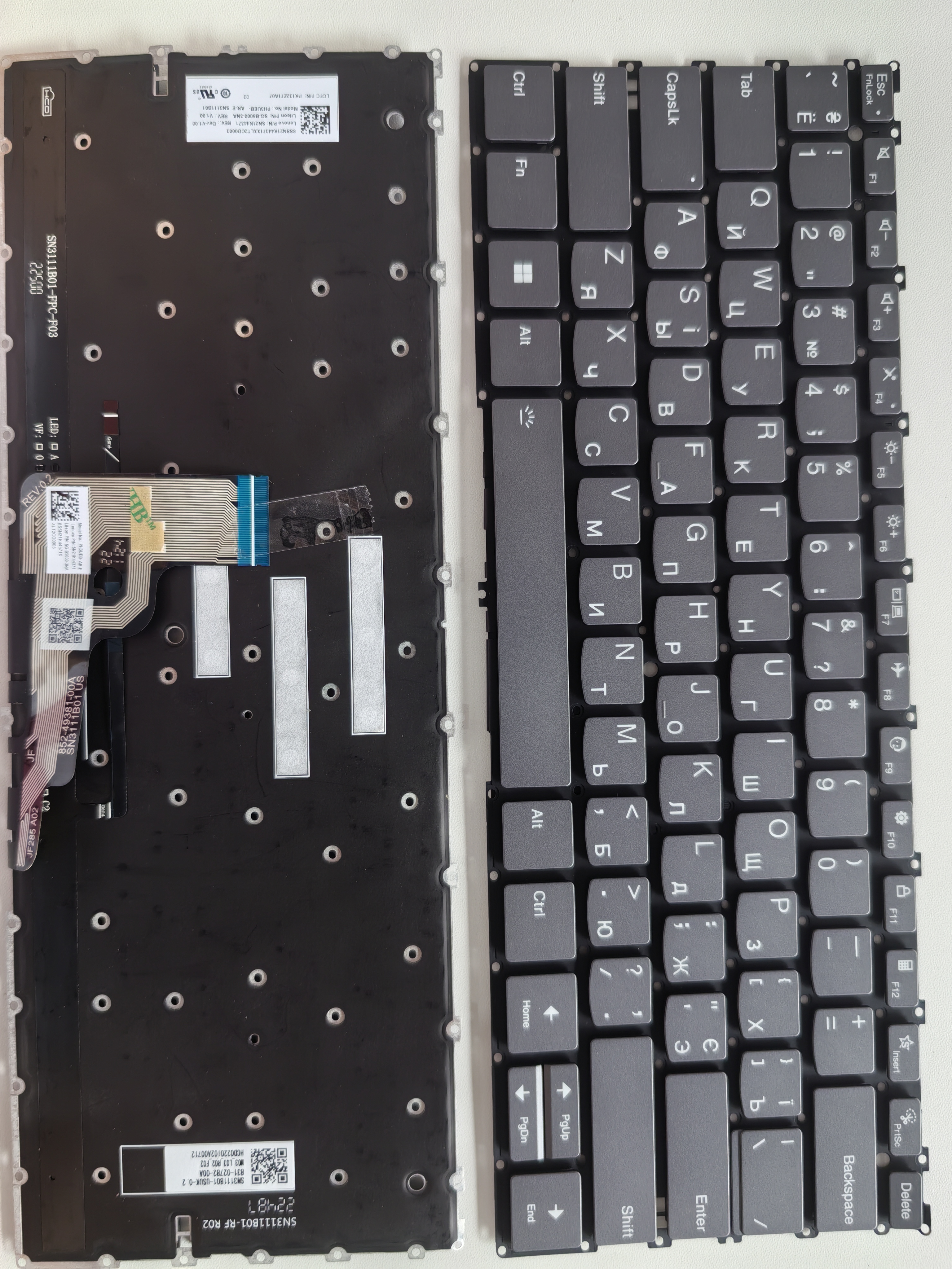 Picture of New Replacement Laptop Keyboard For LENOVO 13X G4/Thinkbook 13x g4 imh Grey Backlit RU Layout